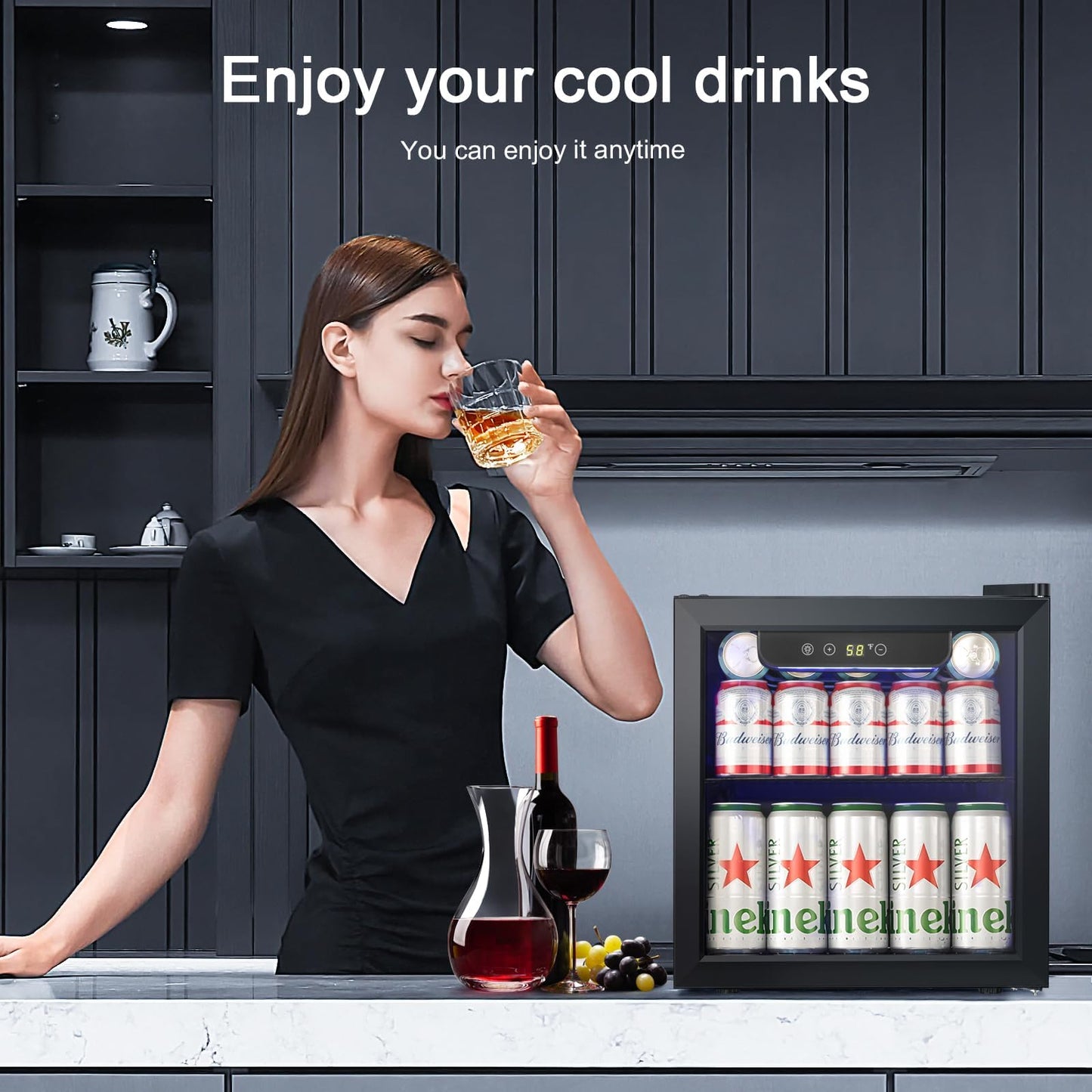 Antarctic Star 12 Bottle 48 Can Beverage Refrigerator